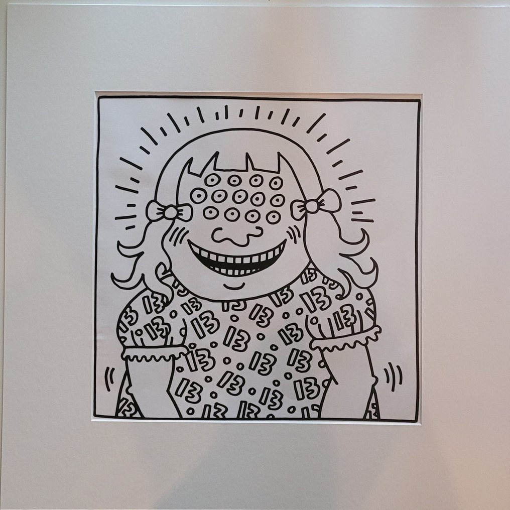 Keith Haring (1958-1990) (after) - 1986 Keith Haring Coloring Book - one out of 300 edition | ready to hang - exceptional price #1.0