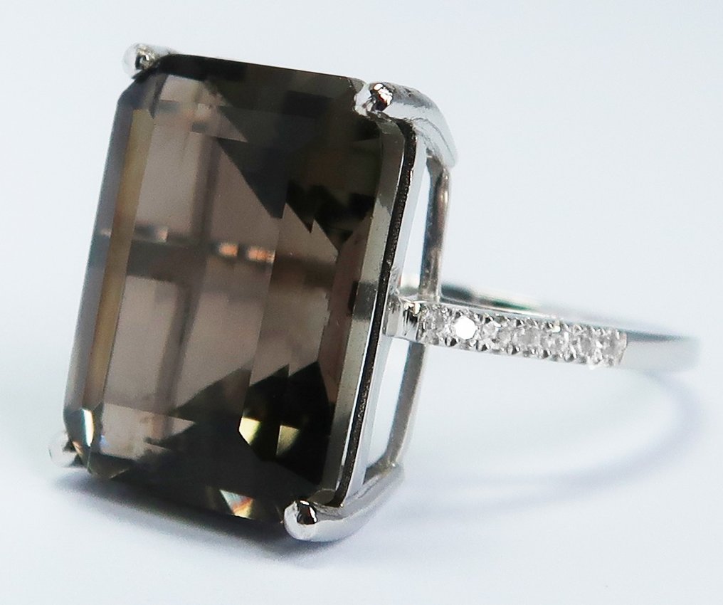 Ring - 14 karat Hvidguld - Diamant #2.2