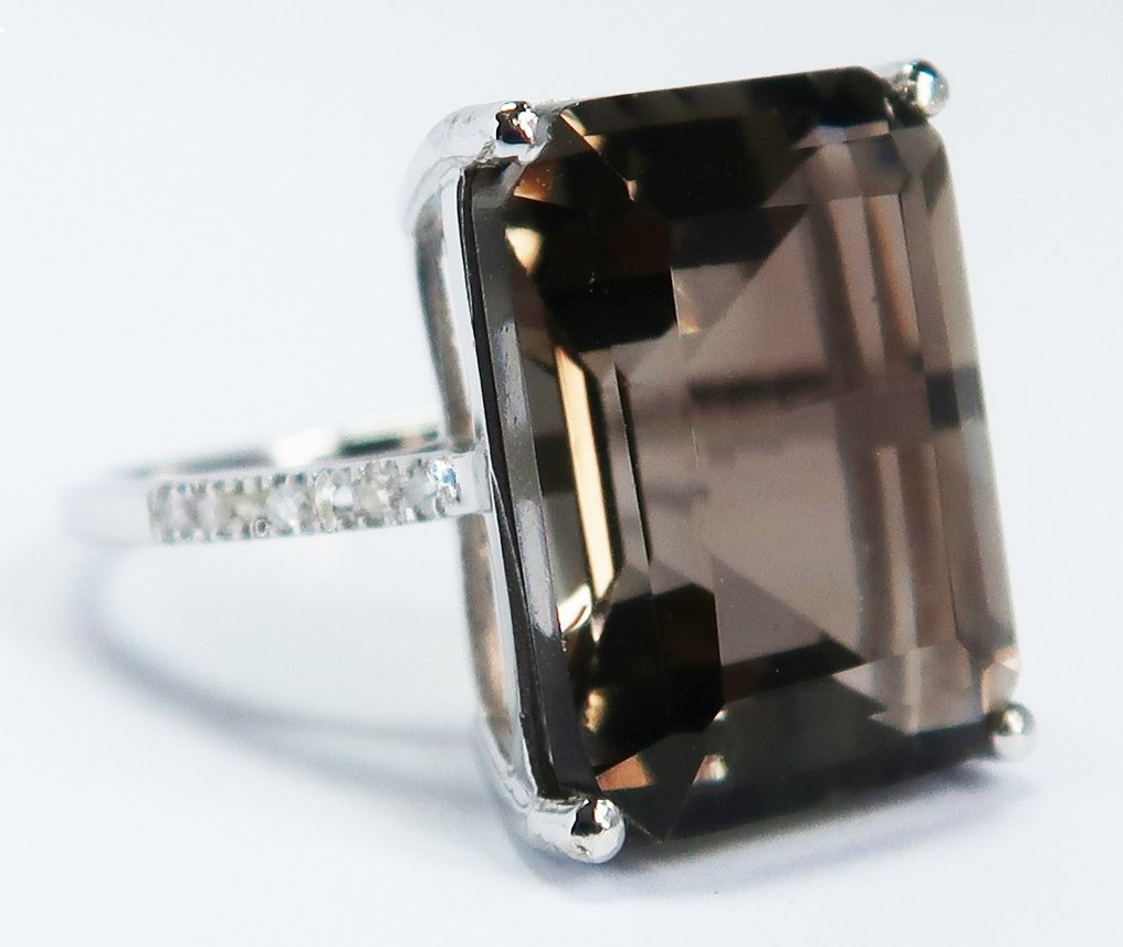 Ring - 14 karat Hvidguld - Diamant #2.1