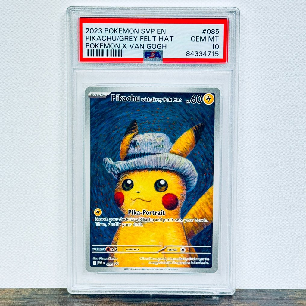 Pokémon - Pikachu With Grey Felt Hat - Van Gogh Museum Promo #085 Graded card - Pokémon - PSA 10 #1.1
