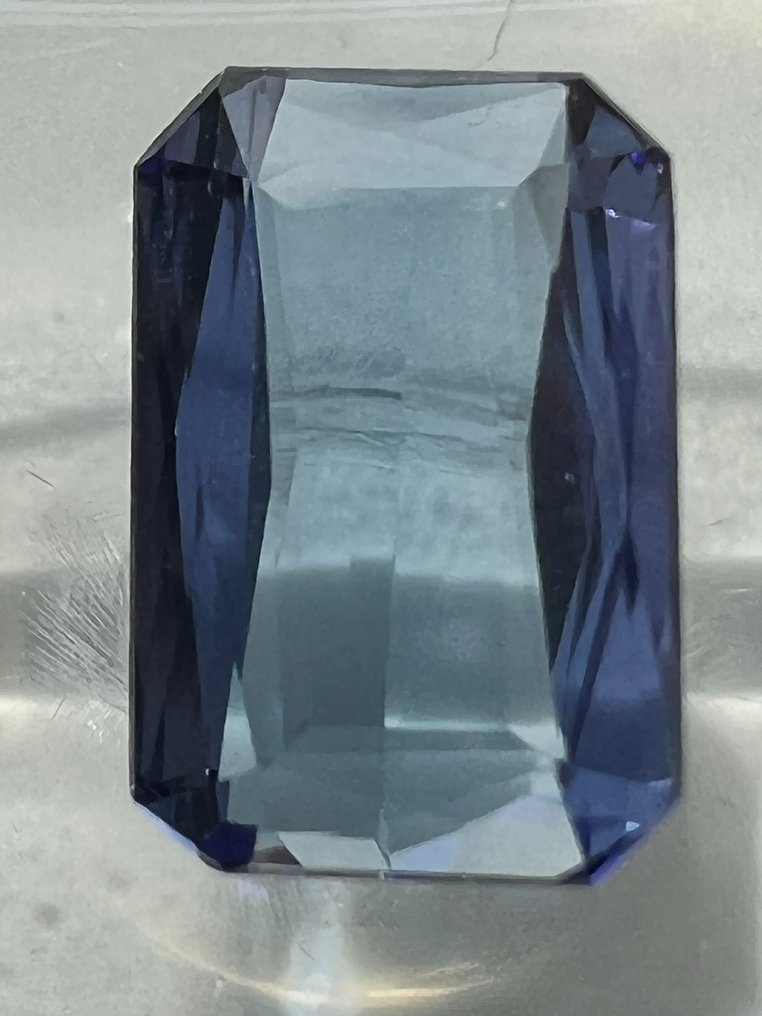 紫羅蘭色, 藍色 坦桑石  - 1.18 ct - Antwerp Laboratory for Gemstone Testing (ALGT) - 紫藍色 #3.1