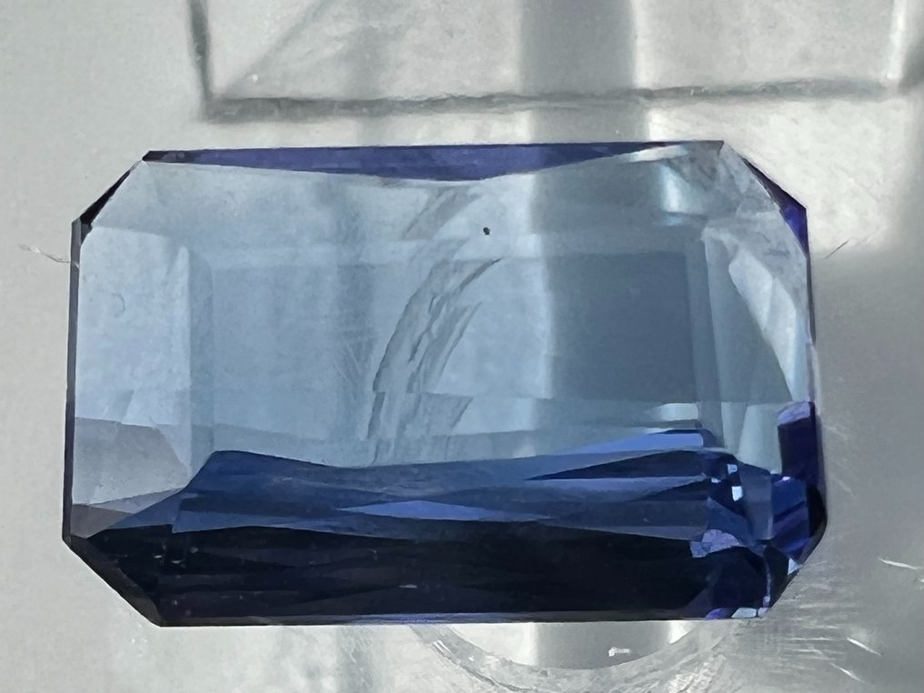 Blå, Violet Tanzanit  - 1.18 ct - Antwerp Laboratory for Gemstone Testing (ALGT) - Violet blå #2.2