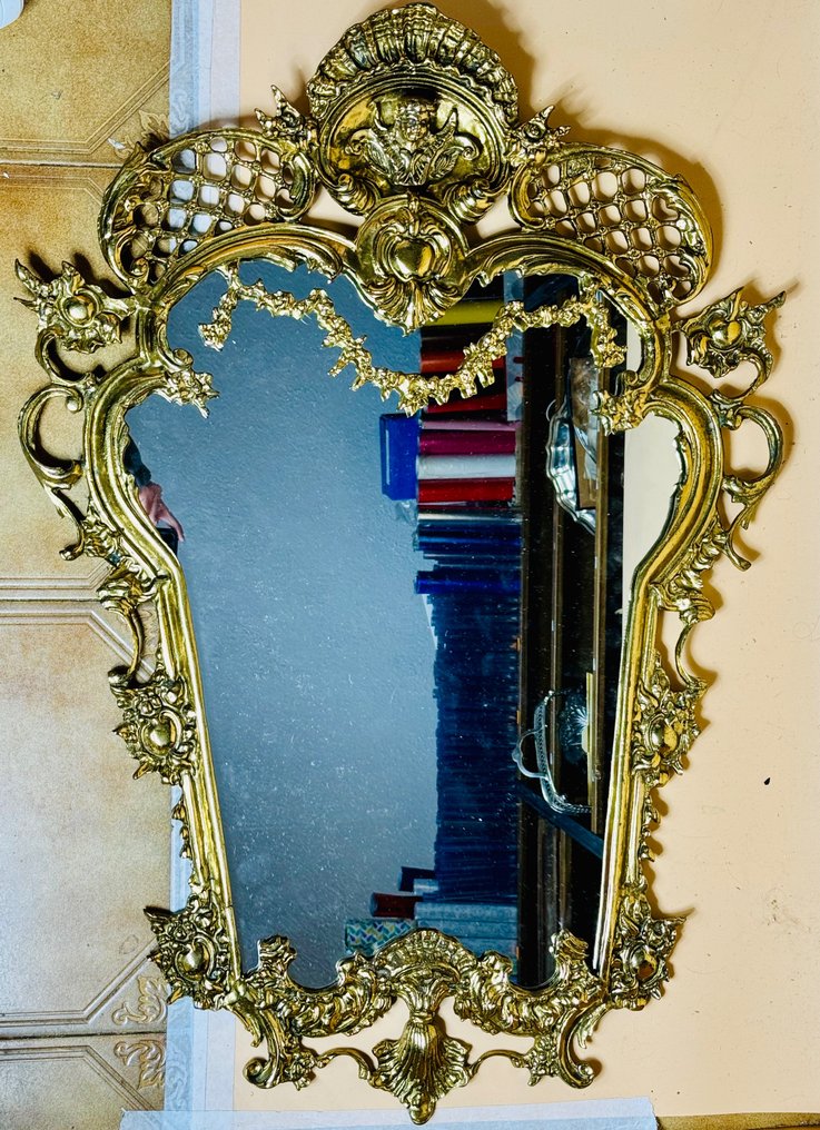 Cadre- Miroir corne d'abondance mythologique  -  #1.2