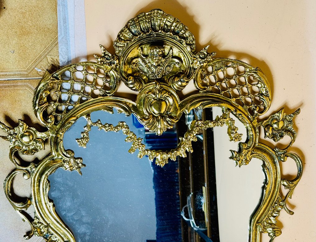 Cadre- Miroir corne d'abondance mythologique  -  #3.2