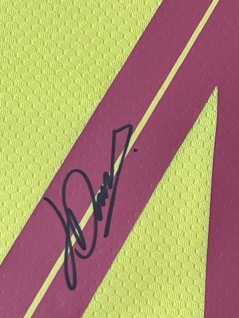 Colombia - 世界盃足球賽 - Luiz Diaz - 簽名裱框足球衫  #3.1