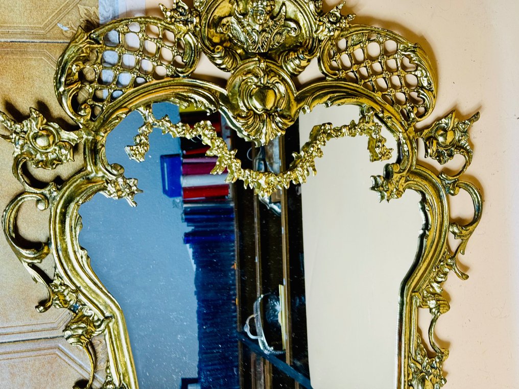 Cadre- Miroir corne d'abondance mythologique  -  #2.1