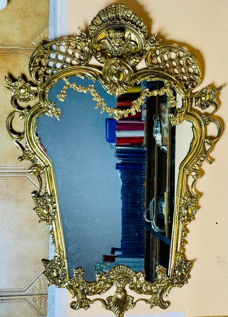 Cadre- Miroir corne d'abondance mythologique  -  #1.1