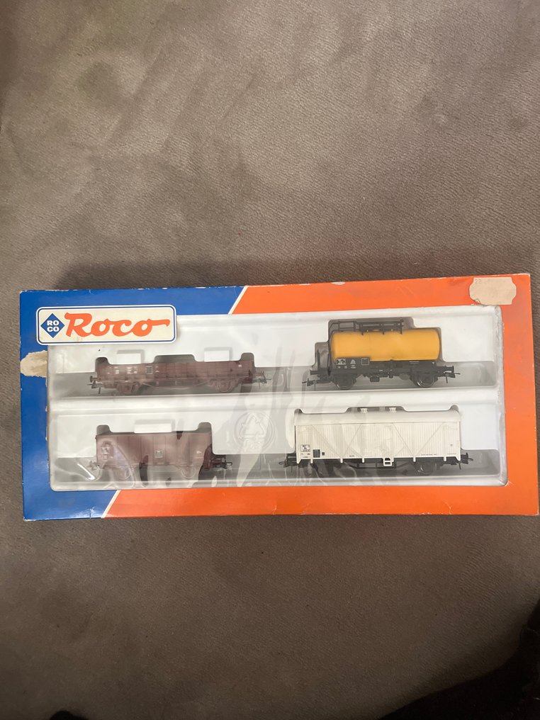 Roco H0 - 44058 - Model train freight wagon set (1) - 4 freight wagons - SNCF #1.2