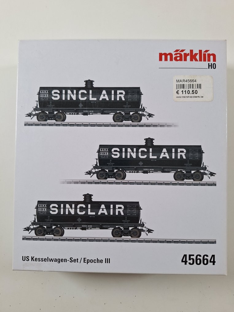 Märklin H0 - 45664 - Modeltrein goederenwagonset (1) - Goederenwagenset - Sinclair #1.1