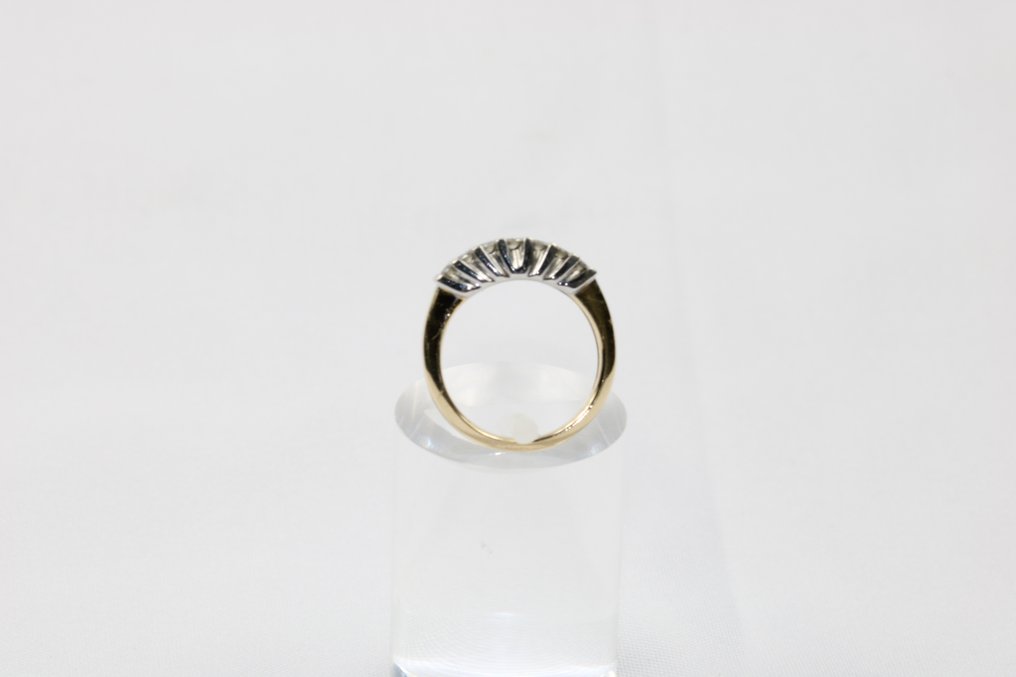 Ring - 14 karat Gull -  0.28 tw. Diamant  (Naturlig) #3.1