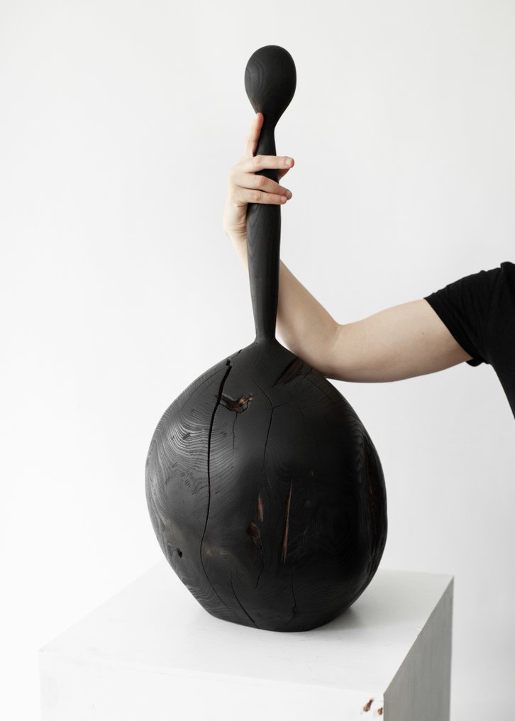 Ros Khavro - Escultura, Abstract - 76 cm - Madeira, Acácia - 2024 #1.2