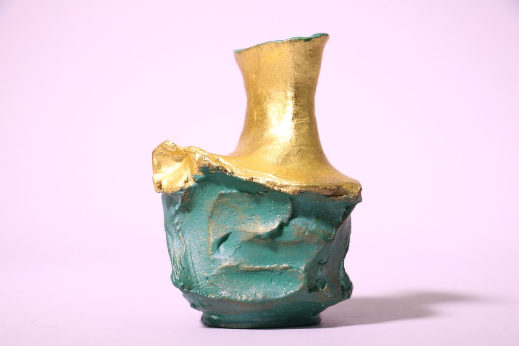 Splendido vaso in bronzo con firma dell'artista 81/300 limitata - Bronzo - Ikeda Masuo 池田満寿夫 (1934-1997) - Giappone - Periodo Heisei (1989-2019) #2.1