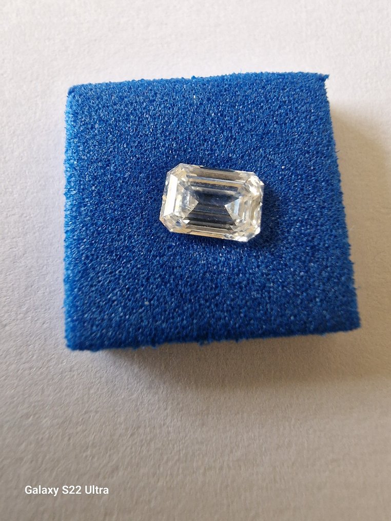 1 pcs Diamant  - 0.51 ct - Smaragd - VS2 #2.1