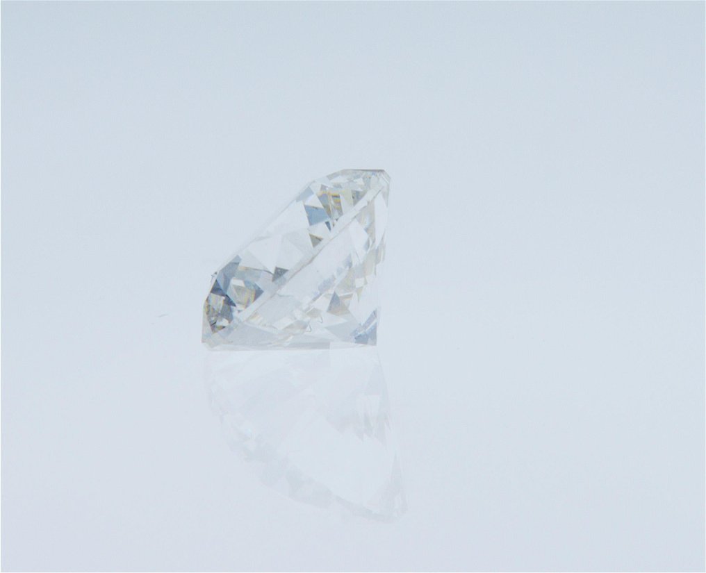 1 pcs Diamant  (Natürlich)  - 0.91 ct - Rund - J - VS2 - International Gemological Institute (IGI) #2.2