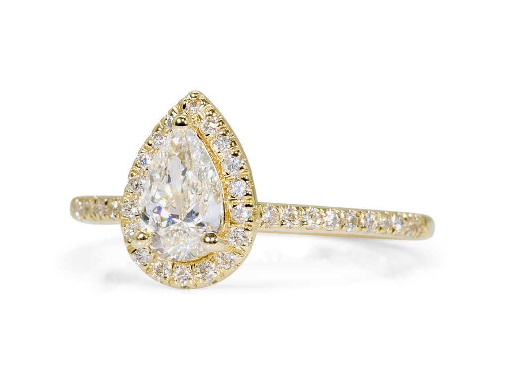 Ring - 18 kt Gelbgold -  2.66 tw. Diamant  (Natürlich) - Diamant #2.1