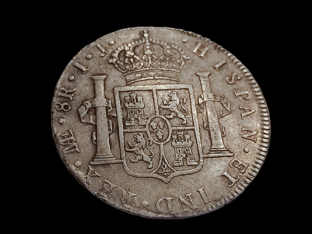 Hiszpania. Carlos IV (1788-1808). 8 Reales 1797 Lima IJ #1.1