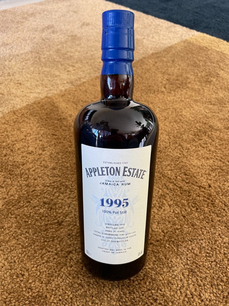 Appleton Velier - Hearts Collection 1994, 1995 + 1999   - b. 2020  - 70 cl - 3 botellas #2.1