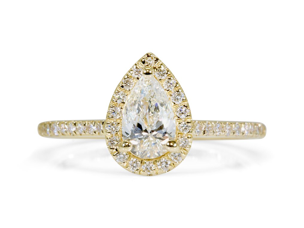 Anillo - 18 quilates Oro amarillo -  2.66 tw. Diamante  (Natural) - Diamante #1.1