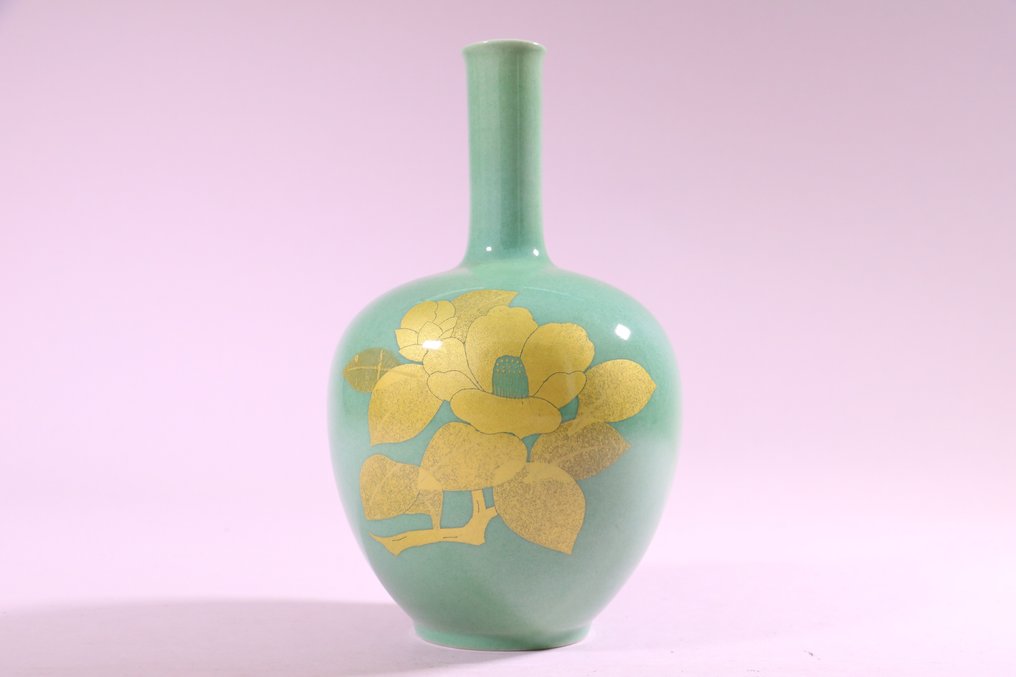 Gyönyörű Kutani porcelán váza - Kerámia, Porcelán - 吉田美統 Yoshida Minori - Japán - Shōwa period (1926-1989) #1.1