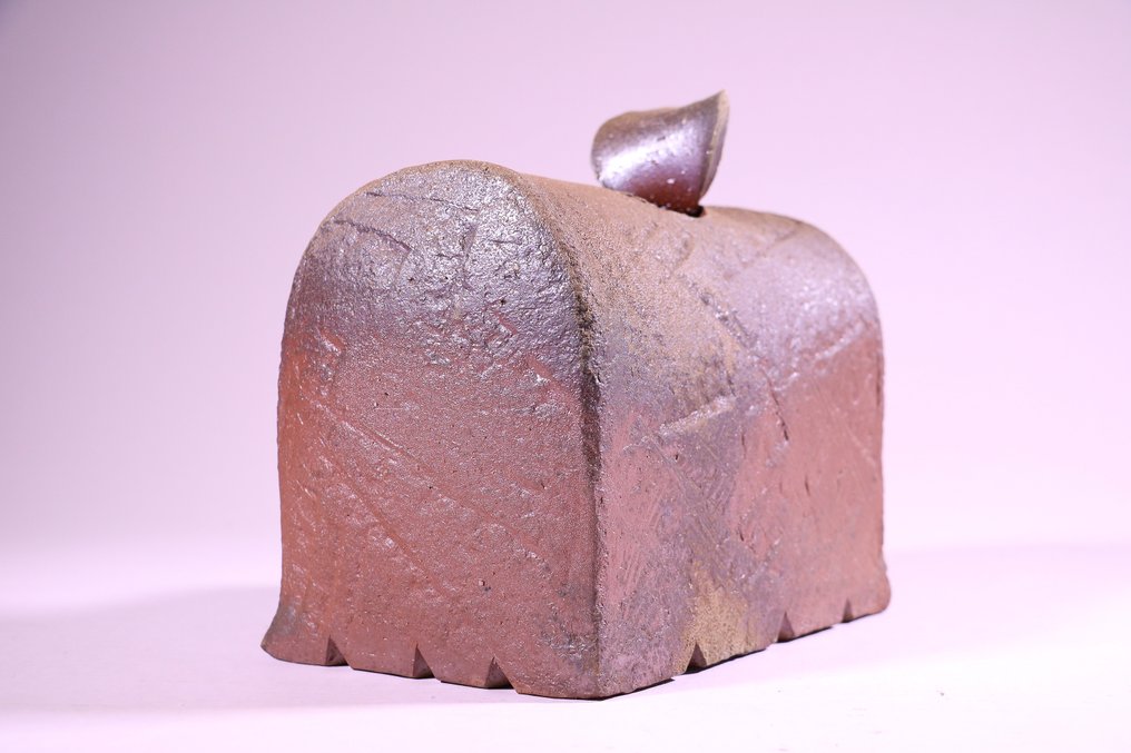 Vacker Bizen 備前 Keramikvas - Keramik - 岡田輝 Okada Teru - Japan - Shōwa-perioden (1926-1989) #2.2