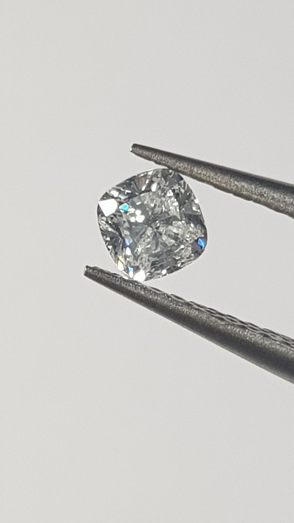 1 pcs Diamante  (Natural)  - 0.30 ct - Almofada - E - SI1 - Gemological Institute of America (GIA) #1.1