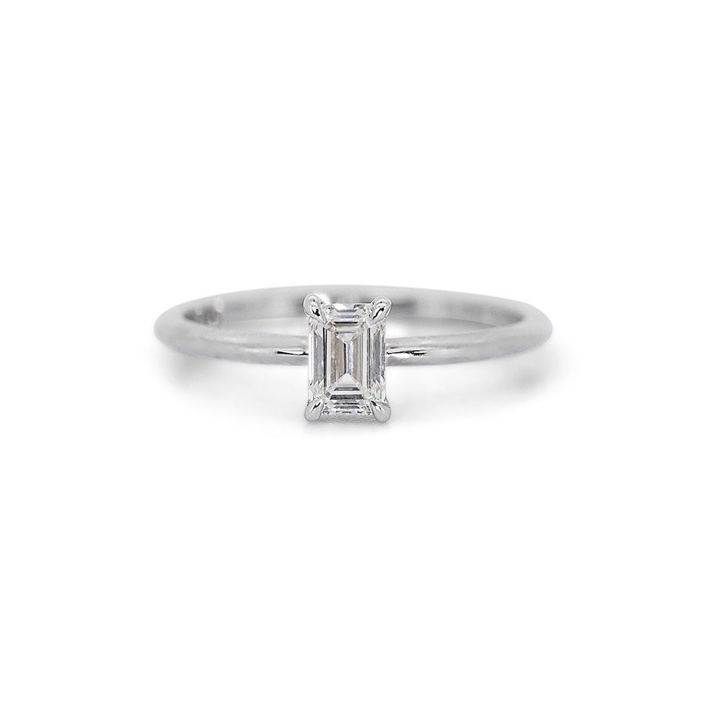 Ring - 18 kraat Hvidguld -  0.70ct. tw. Diamant  (Natur) #1.1