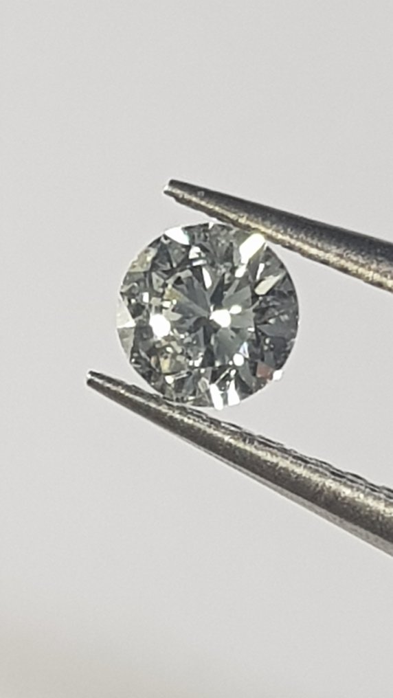 Ohne Mindestpreis - 1 pcs Diamant  (Natürlich)  - 0.30 ct - Rund - J - SI2 - International Gemological Institute (IGI) #1.1