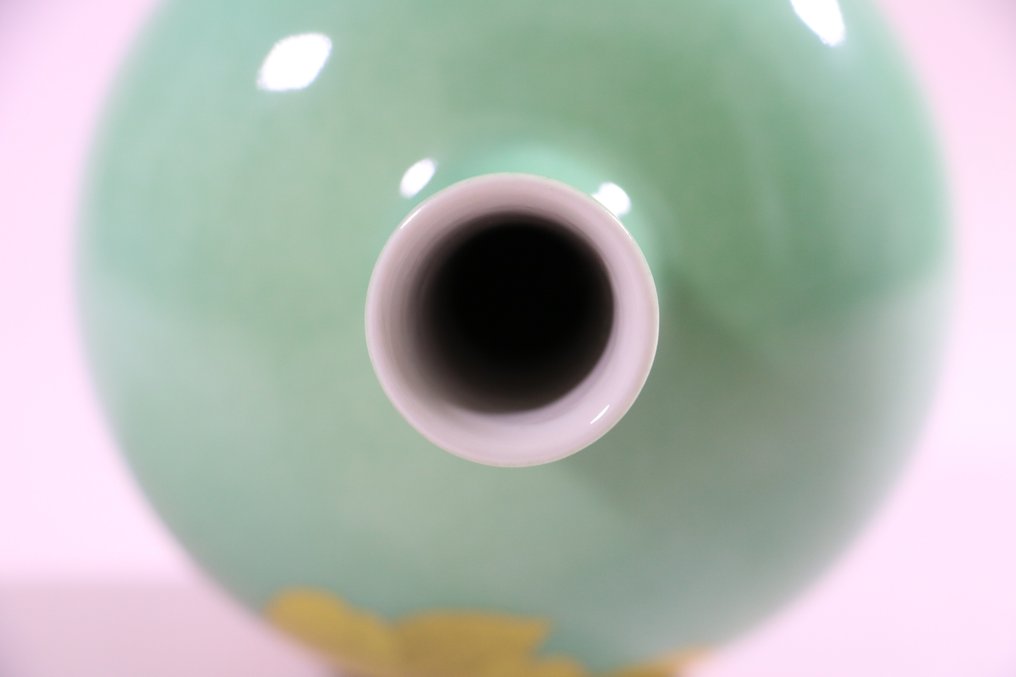 Gyönyörű Kutani porcelán váza - Kerámia, Porcelán - 吉田美統 Yoshida Minori - Japán - Shōwa period (1926-1989) #3.2
