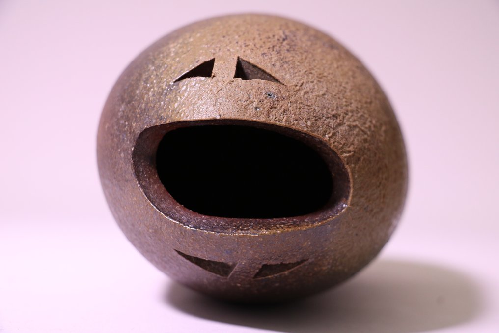 Bellissimo vaso in ceramica Bizenyaki 備前焼 - Ceramica - 脇本博之 Wakimoto Hiroyuki (1952-) - Giappone - Periodo Shōwa (1926-1989) #3.2