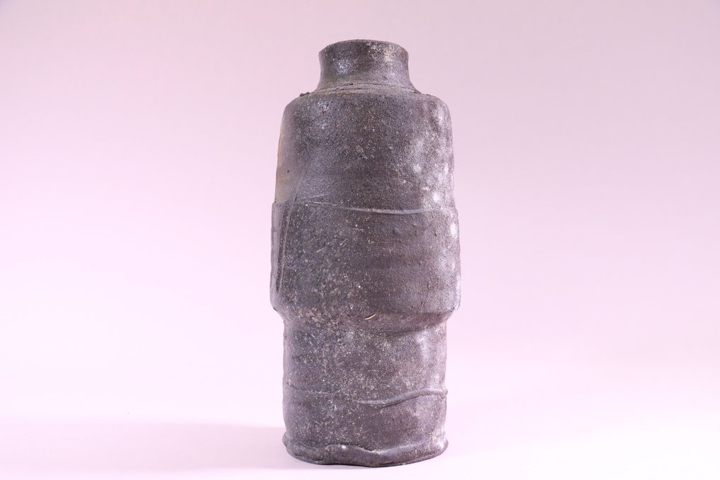 Hermoso jarrón de cerámica Bizen 備前 - Cerámica - 清水政幸 Masayuki Shimizu(1943-) - Japón - Periodo Shōwa (1926-1989) #2.1