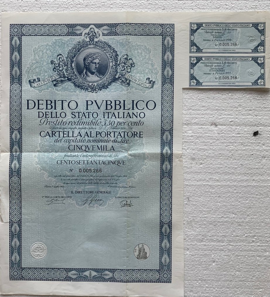 Italy. 53 banconote/miniassegni/buoni anni vari (No Reserve Price