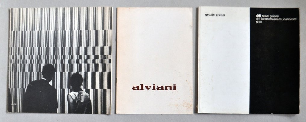 Getulio Alviani - Lot with 3 catalogues - 1972-1979 #1.1