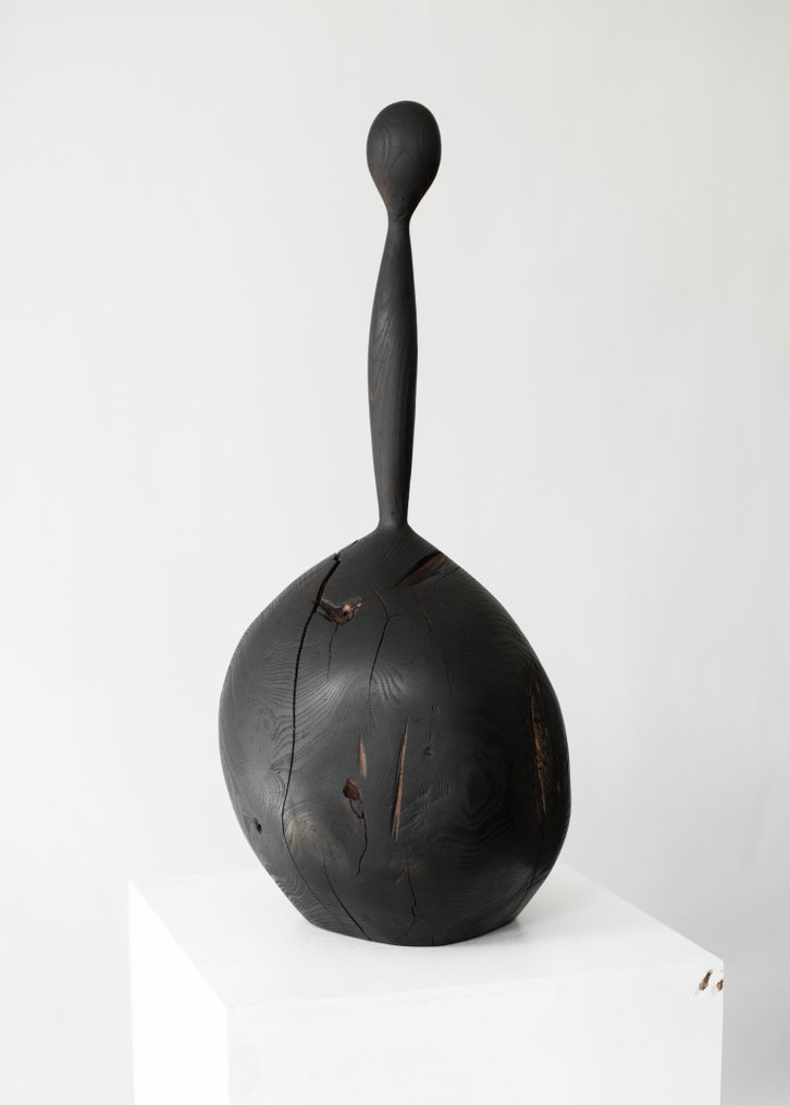 Ros Khavro - Szobor, Abstract - 76 cm - Fa, Akác - 2024 #2.1