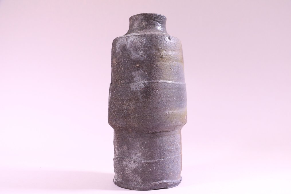 Frumoasă vază din ceramică Bizen 備前 - Ceramică - 清水政幸 Masayuki Shimizu(1943-) - Japonia - Shōwa period (1926-1989) #3.1