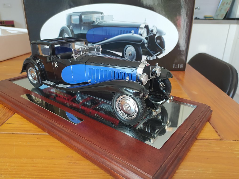 Bauer 1:18 - Pienoismalliauto - Bugatti Royale Coupé De Ville T41 de 1930 châssis n°41100 #2.1
