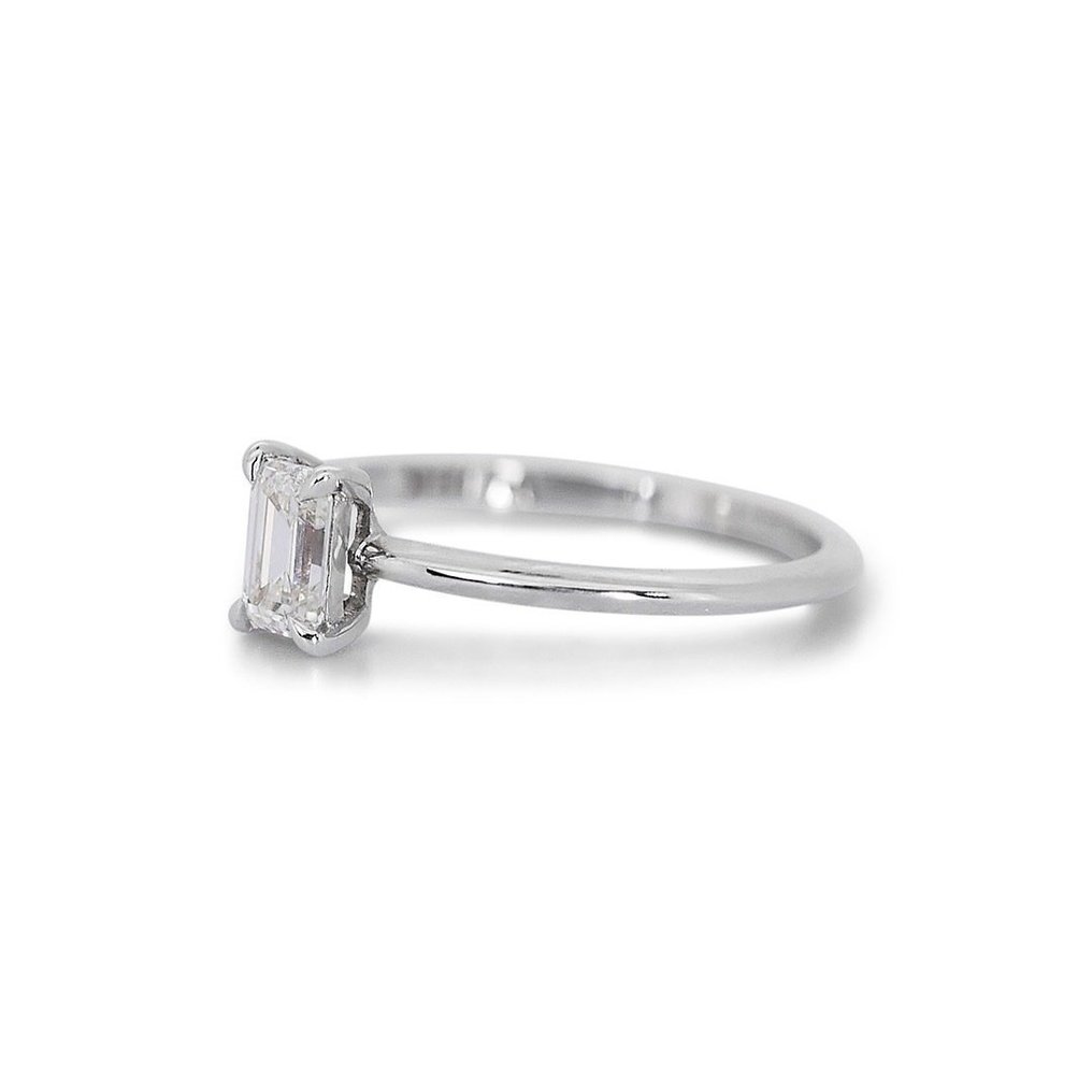 - 0.70 Total Carat Weight - - Ring - 18 kraat Hvidguld -  0.70 tw. Diamant  (Natur)  #2.1
