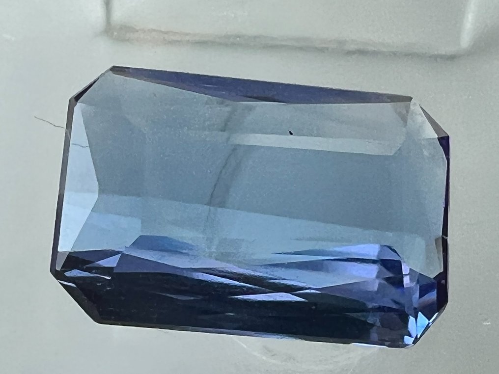 Blau, Violett Tansanit  - 1.18 ct - Antwerp Laboratory for Gemstone Testing (ALGT) - Violetish Blue  #2.1