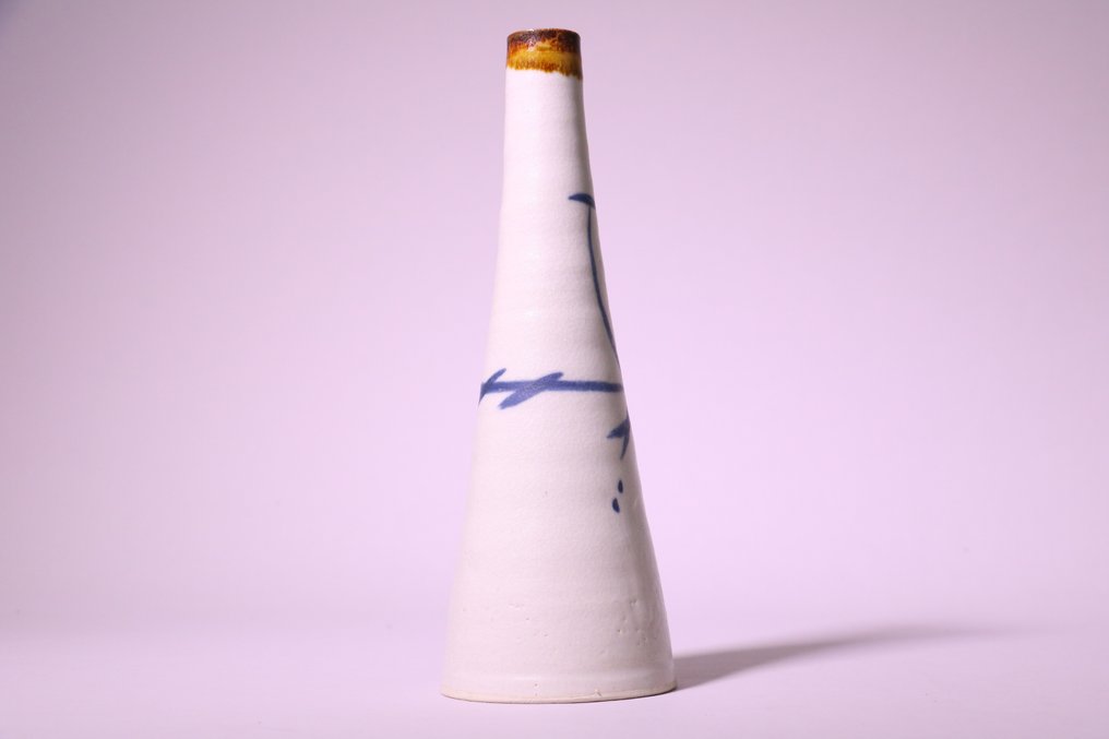 Hermoso jarrón de cerámica Ohi 大樋焼 - Cerámica - 大樋年郎 Ohi Toshiro (?-2023) - Japón - Periodo Shōwa (1926-1989) #3.1