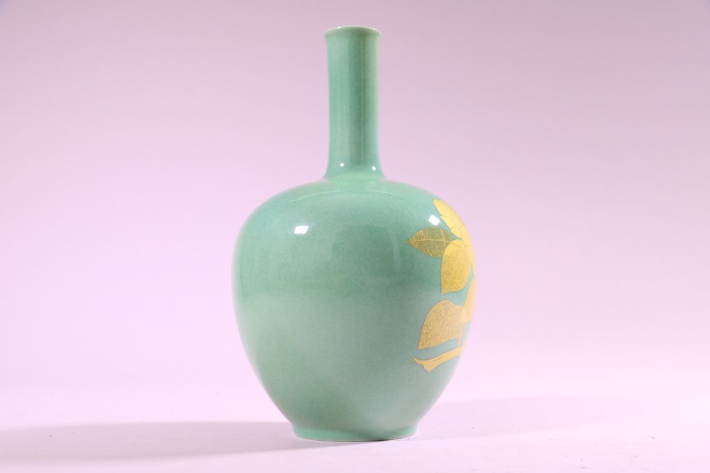 Gyönyörű Kutani porcelán váza - Kerámia, Porcelán - 吉田美統 Yoshida Minori - Japán - Shōwa period (1926-1989) #3.1