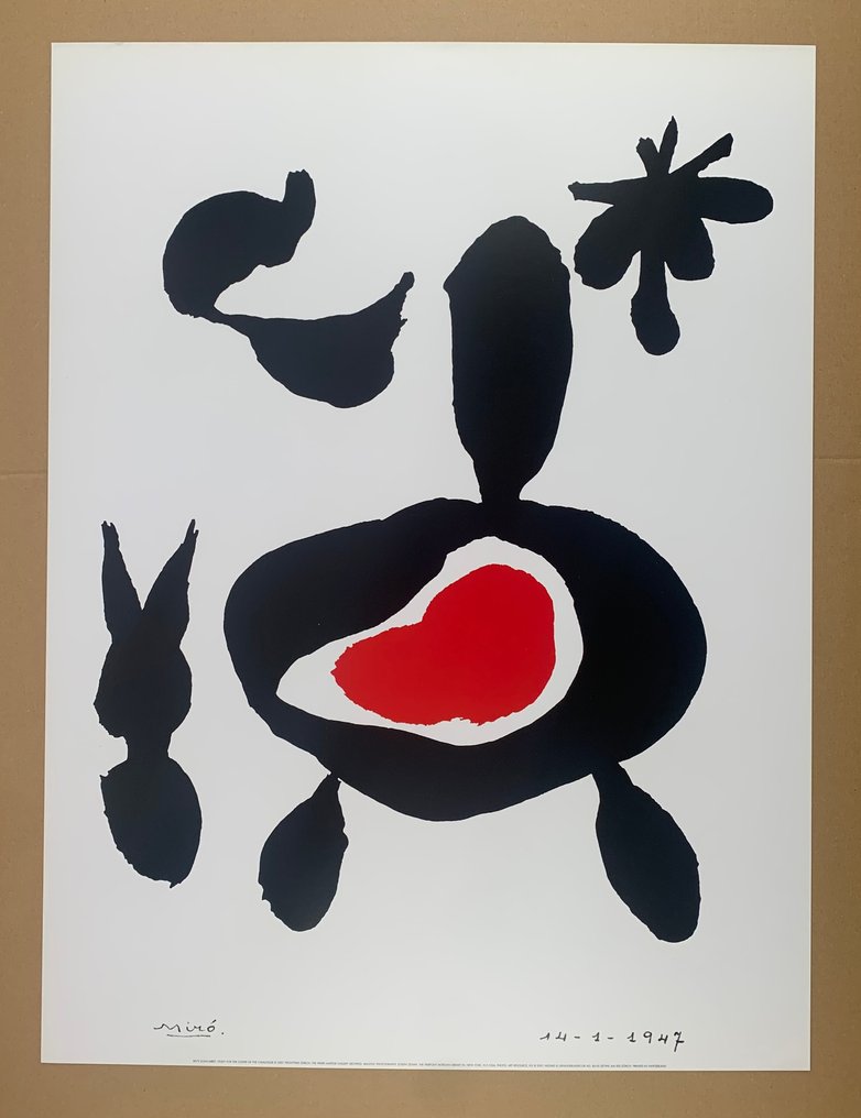 Joan Miro (1893-1983) - Study For The Cover - Artptrint - 80 x 60 cm #1.0