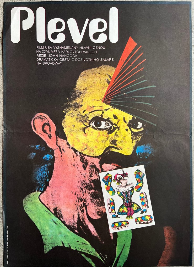 Karel Vaca Rok - 1987 Czech poster - pop culture - ussr, Soviet Union. Prague - 1980-luku #1.1