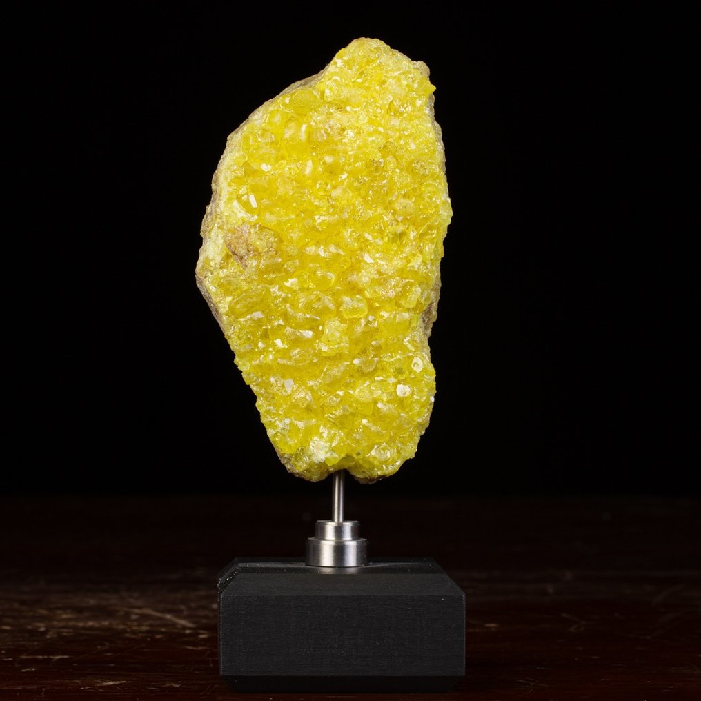 Kristallisierter Schwefel aus Bolivien: - Höhe: 200 mm - Breite: 80 mm- 767 g #1.2