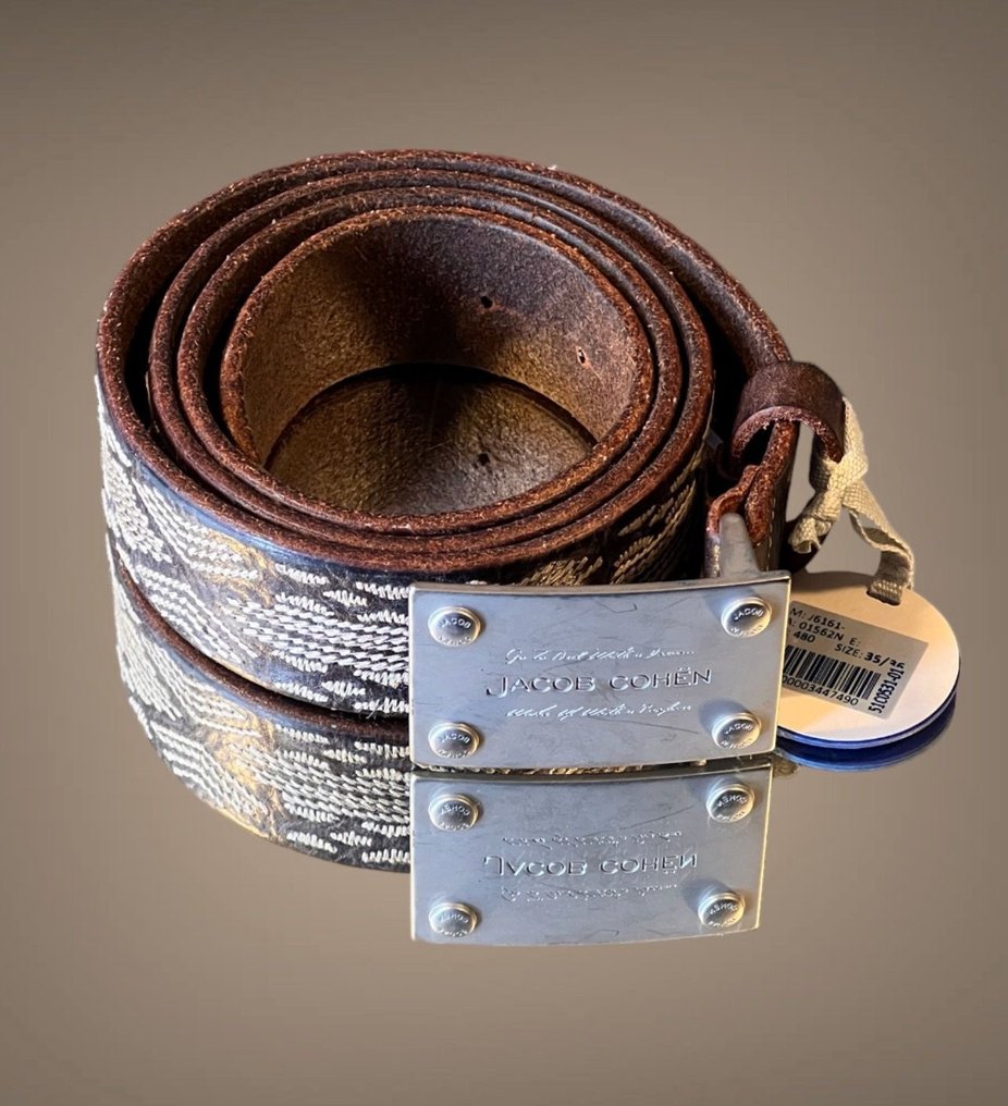 Jacob Cohen - Jacob Cohen  leather  exclusive belt new - Belt #2.1