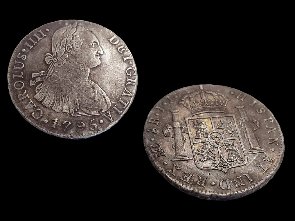 Spagna. Carlos IV (1788-1808). 8 Reales 1795 Lima IJ #2.2