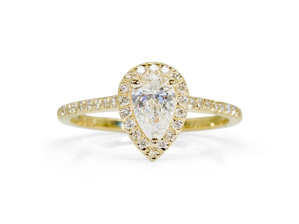 Ring - 18 kt Gelbgold -  2.66 tw. Diamant  (Natürlich) - Diamant #3.1