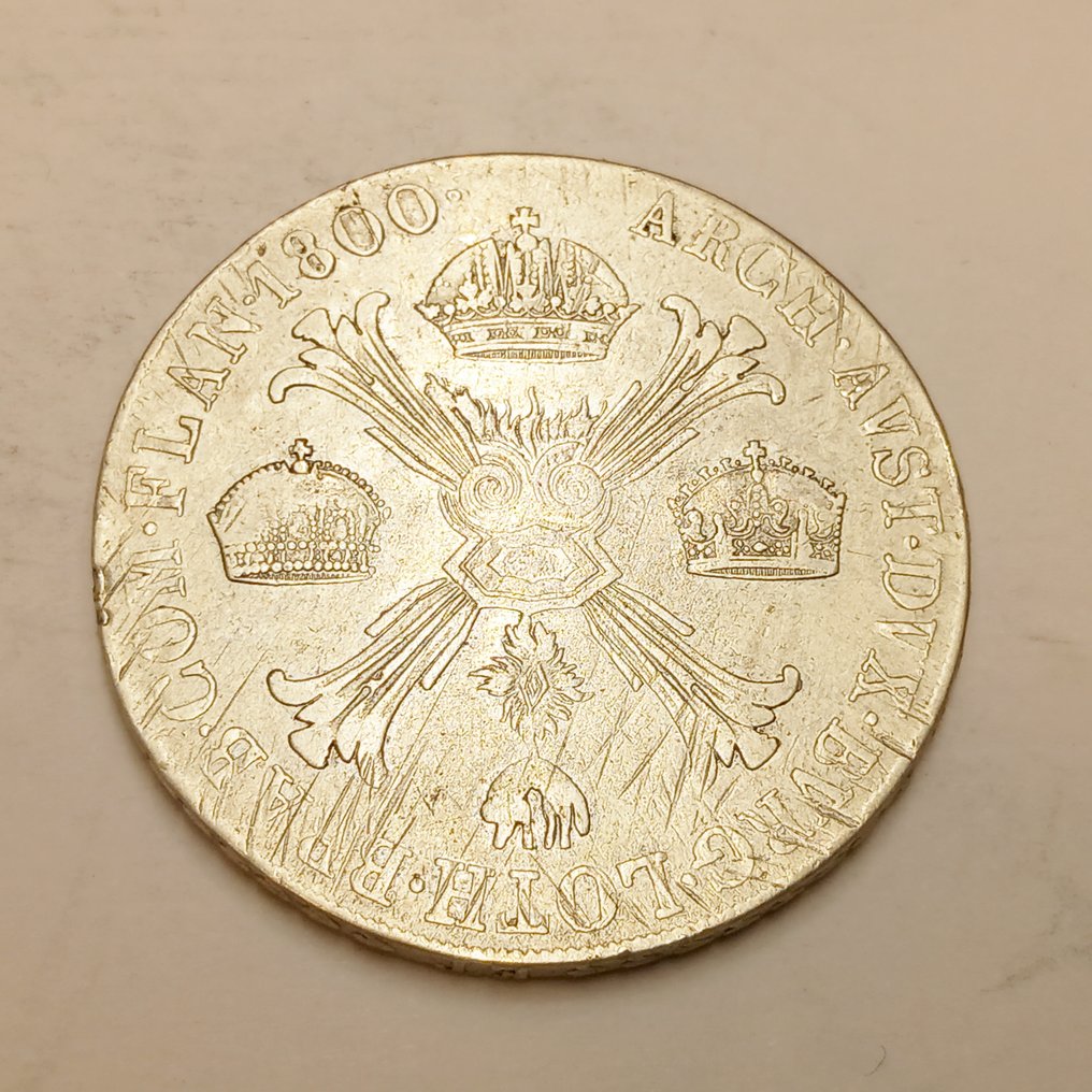 Austria, Italy. Franz II. 1  Kronenthaler 1800 M (Mailand) , #1.2