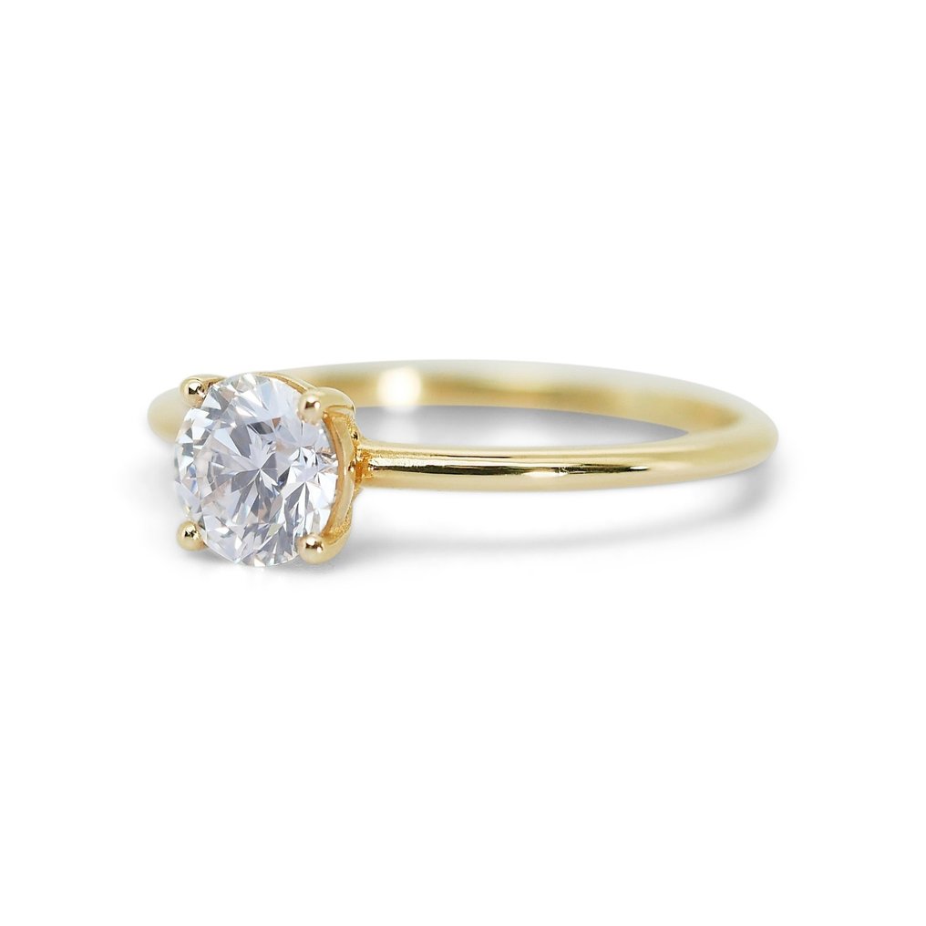 Ring - 18 kt Gelbgold -  1.02ct. tw. Diamant  (Natürlich) #1.2