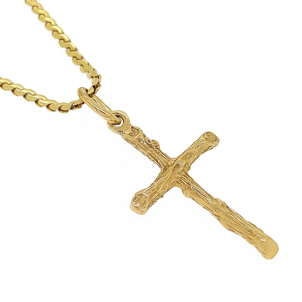 Halsband med hänge - 18 kt Gult guld #1.2