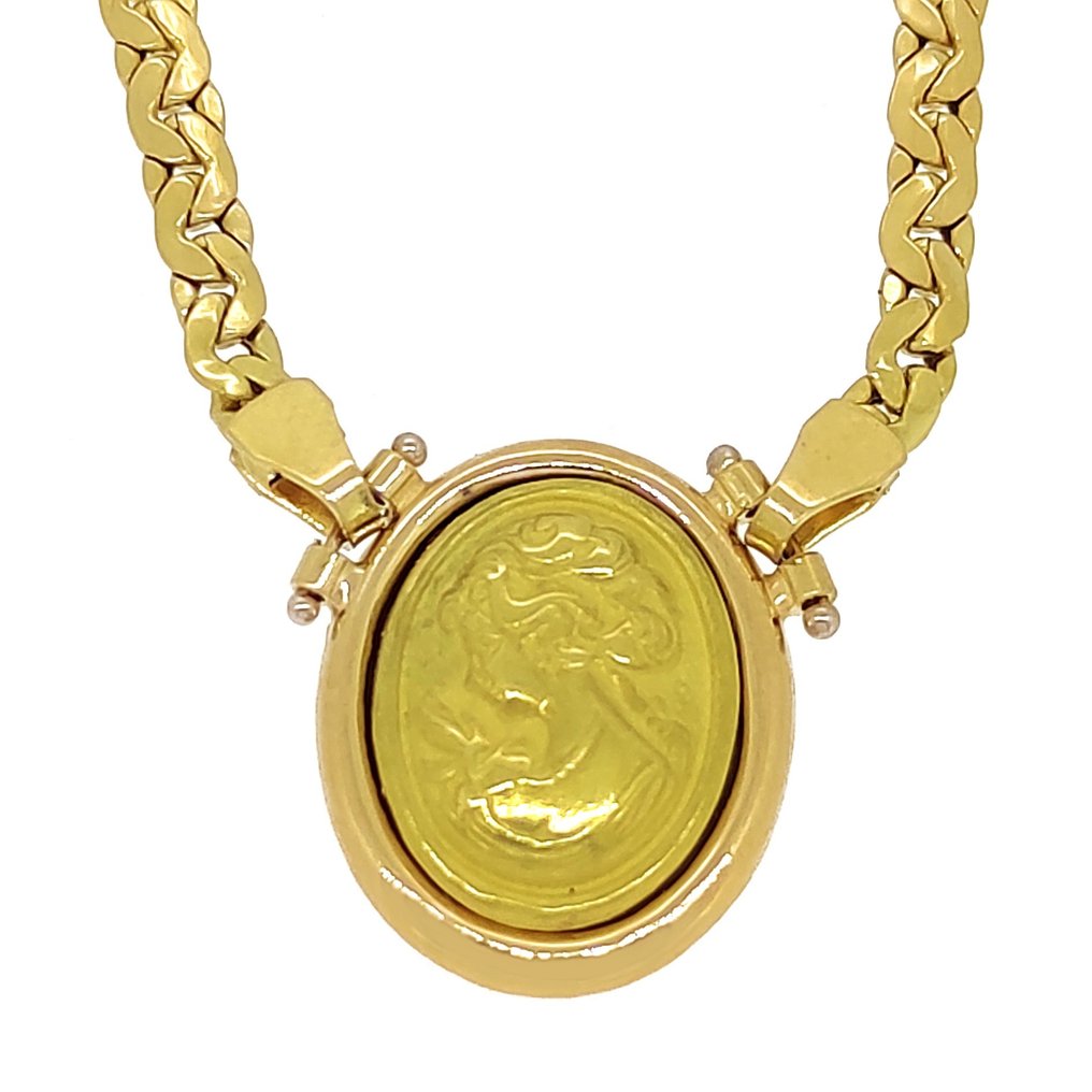 Necklace with pendant - 18 kt. Yellow gold #1.2