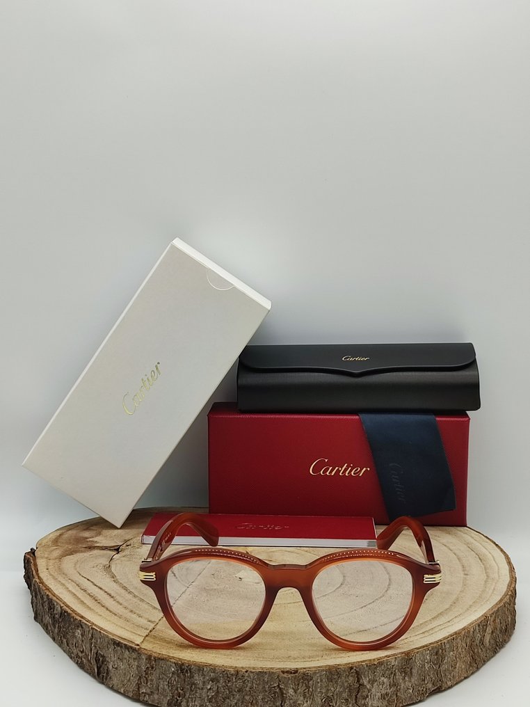 Cartier - Cartier Lumen Tortoise 100% genuine - 墨鏡 #2.1